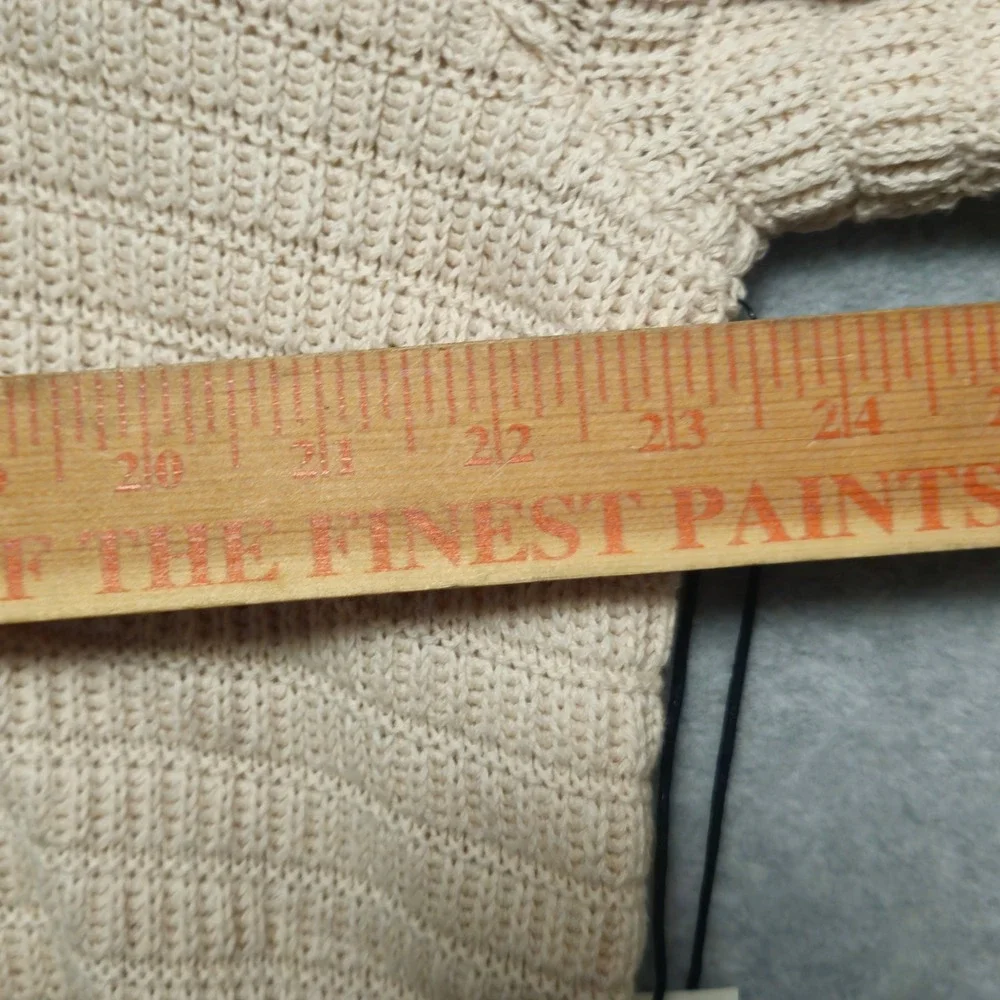 Wilt Cable Knit Sweater Ribbed Texture Mens XL Crewneck Long Sleeve Fisherman